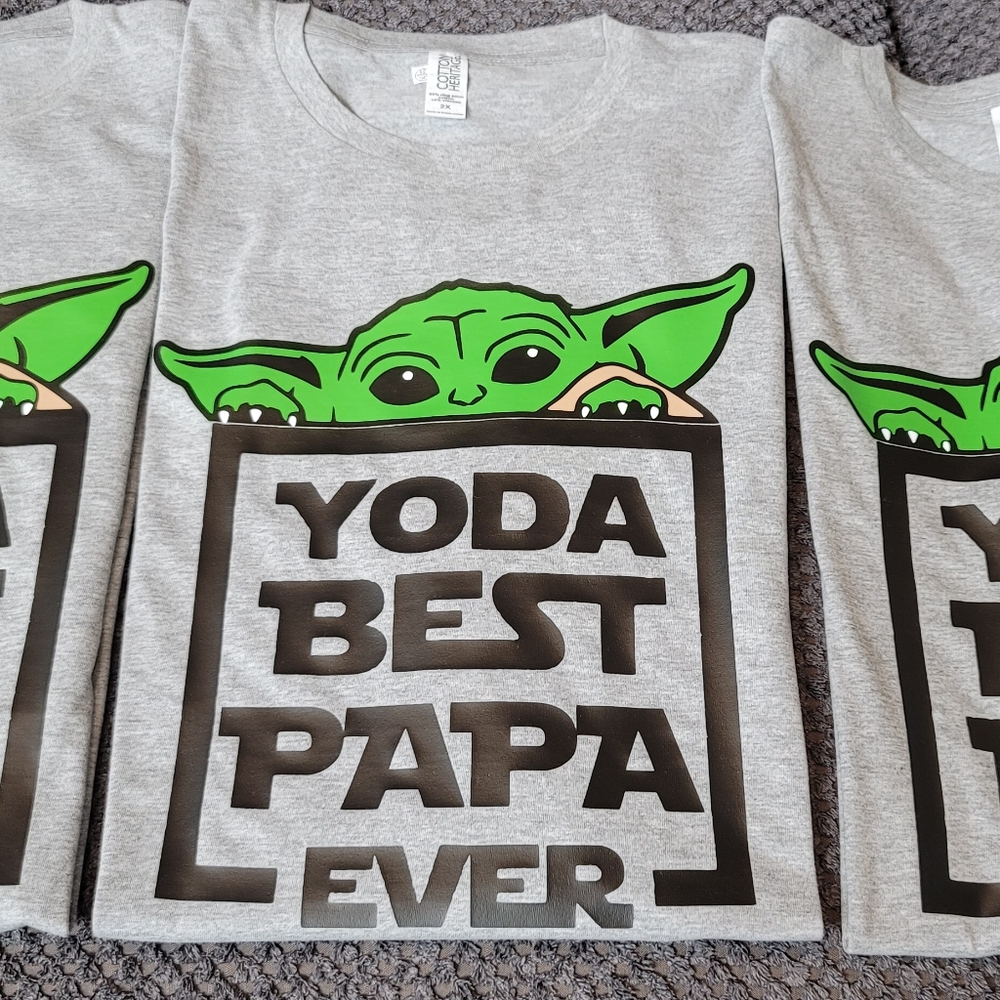 Custom Yoda Father's Day Shirt